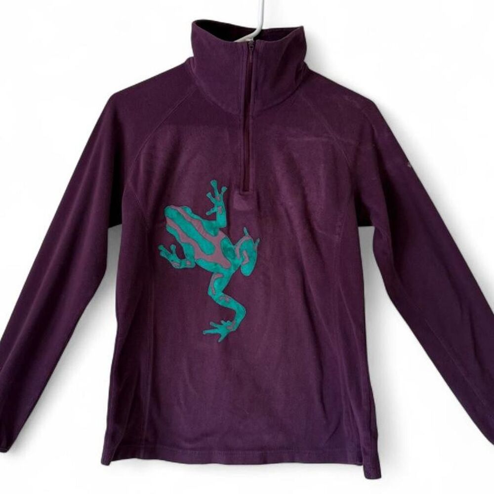 Columbia-sportswear Women's Purple and Burgundy Sweatshirt